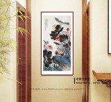 朱祖義 四尺荷花圖《荷陰棲嘉侶》 中國老子書畫院副院長