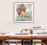 【已售】趙逸梅 四尺斗方《大利圖》 著名工筆畫家
