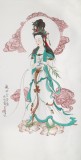 【已售】曹建濤 四尺《觀世音菩薩》 精品