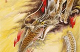 【已售】南海禪寺 妙林居士 四尺 中國龍《龍騰盛世》