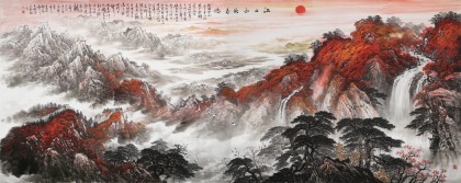 【已售可訂制】李碧峰 大丈二《江山如此多嬌》 中國書畫家協(xié)會理事