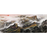 李碧峰 大丈二《長城萬里圖》中國書畫家協會理事