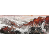 【已售可訂制】李碧峰 大丈二《江山如此多嬌》 中國書畫家協(xié)會理事