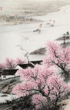 【已售】劉金河 作品《春訊》中國美術(shù)家協(xié)會會員