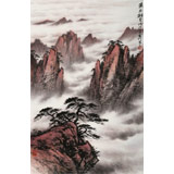 劉金河 作品《黃山朝云》中國美術家協會會員（詢價）