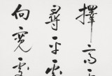 【已售】夏廣田 四尺書法《發(fā)上等愿》著名啟功體書法家