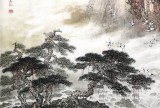 【已售可訂制】李碧峰 小八尺《秋山鳴泉圖》 中國書畫家協會理事