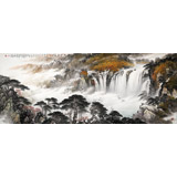 李碧峰 小八尺《源遠(yuǎn)流長(zhǎng)》 中國(guó)書畫家協(xié)會(huì)理事