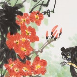 王永剛 吉祥水墨《春江魚戲》 國家一級美術師（詢價）