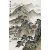 【已售】劉金河 《春山疊翠》中美協(xié)會(huì)員 國(guó)家畫院畫家