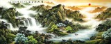 【已售】楊銘昌 小八尺《福地安居圖》 安徽山水畫研究協會理事