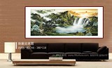 【已售】楊銘昌 小八尺《旭日東升》 安徽山水畫研究協(xié)會理事