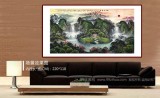 【已售】王友金 六尺《旭日東升》財源滾滾 左右逢源