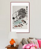 【已售】崔春剛 吉祥風(fēng)水畫 農(nóng)家物產(chǎn)《百財(cái)圖》潛力中青年畫家