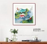 【已售】凌雪 四尺斗方《荷塘清趣》 北京美協會員