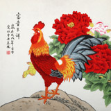 【已售】凌雪 四尺斗方《富貴吉祥》 北京美協(xié)會員