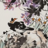 【已售】柳常學 四尺三開《紫氣東來》 中國美協會員
