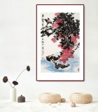 【已售】柳常學 四尺三開《果實累累》 中國美協會員