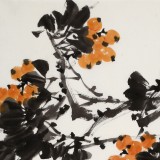 【已售】柳常學 四尺三開《金秋》 中國美協會員