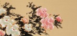 【已售】皇甫小喜 四尺對開《獨占人間第一香》 河南著名花鳥畫家