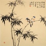 皇甫小喜 四尺斗方《平安圖》 河南著名花鳥畫家