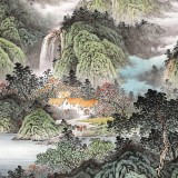 【已售】何華賢 小六尺《云山秋色》 潁淮書畫名家