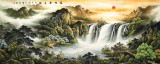 【已售】楊銘昌 小八尺《福地安居圖》 安徽山水畫(huà)研究協(xié)會(huì)理事