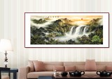 【已售】楊銘昌 小八尺《福地安居圖》 安徽山水畫(huà)研究協(xié)會(huì)理事