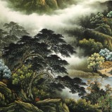 【已售】楊銘昌 小八尺《福地安居圖》 安徽山水畫(huà)研究協(xié)會(huì)理事