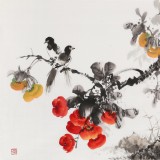 王寶欽小六尺《萬事如意》當代花鳥牡丹畫名家（詢價）