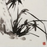 陳丹暉 四尺斗方《雙清圖》 江蘇省美協會員 清華美院助教