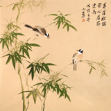 【已售】皇甫小喜 四尺斗方《心虛節(jié)更高》 河南著名花鳥(niǎo)畫家
