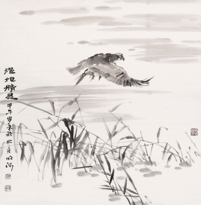 張明河 四尺斗方《濕地精靈》 （微信詢價(jià)）