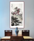 鄒本財 四尺《千秋忠義》公主嶺市美協常務副主席