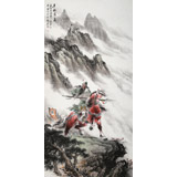 【已售】鄒本財 四尺《忠義千秋》公主嶺市美協(xié)常務(wù)副主席