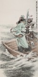 【已售】鄒本財 三尺《單刀赴會》公主嶺市美協常務副主席