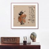 【已售】郭廷 三尺斗方《鐘馗神威圖》 河北省美協會員（詢價）
