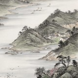 劉金河 四尺《征帆片片似沙鷗》 中國(guó)美術(shù)家協(xié)會(huì)會(huì)員（詢(xún)價(jià)）