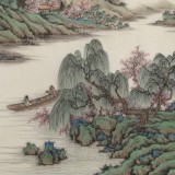 【已售】吳顯剛 四尺斗方《云滿山頭樹滿溪》 貴州七星關美協(xié)主席