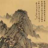 吳顯剛 四尺《云滿山頭樹滿溪》 貴州七星關美協主席