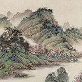 【已售】吳顯剛 四尺斗方《云滿山頭樹滿溪》 貴州七星關美協(xié)主席