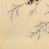 【已售】皇甫小喜 四尺斗方《寒梅傲骨》 河南著名花鳥畫家