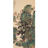 【已售】吳顯剛 《草堂松風圖》 貴州七星關美協主席