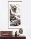 【已售】鄒本財 三尺《峽江春正好》 公主嶺市美協常務副主席