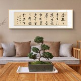 夏廣田 四尺對(duì)開《千里之行始于足下》 著名啟功體書法家（詢價(jià)）