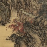 吳顯剛 四尺《溪山雅居圖》貴州七星關美協主席