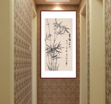 何華賢 三尺《虛懷若竹》 潁淮著名書畫家