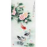 【已售】董書林 三尺《錦繡前程》 河南美協會員