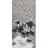 王永剛 三尺《竹林飛雀》 國家一級美術師（詢價）
