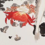 【已售】王永剛 《菊黃蟹肥》 國家一級美術師